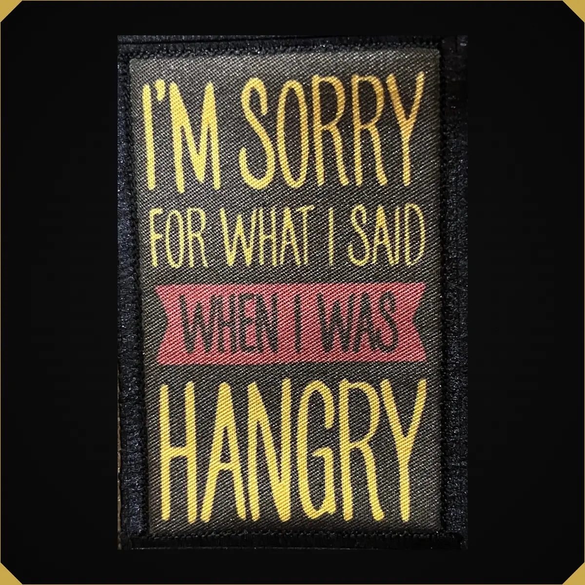 I'm Sorry For What I Said When I Was Hangry Morale Patch 1