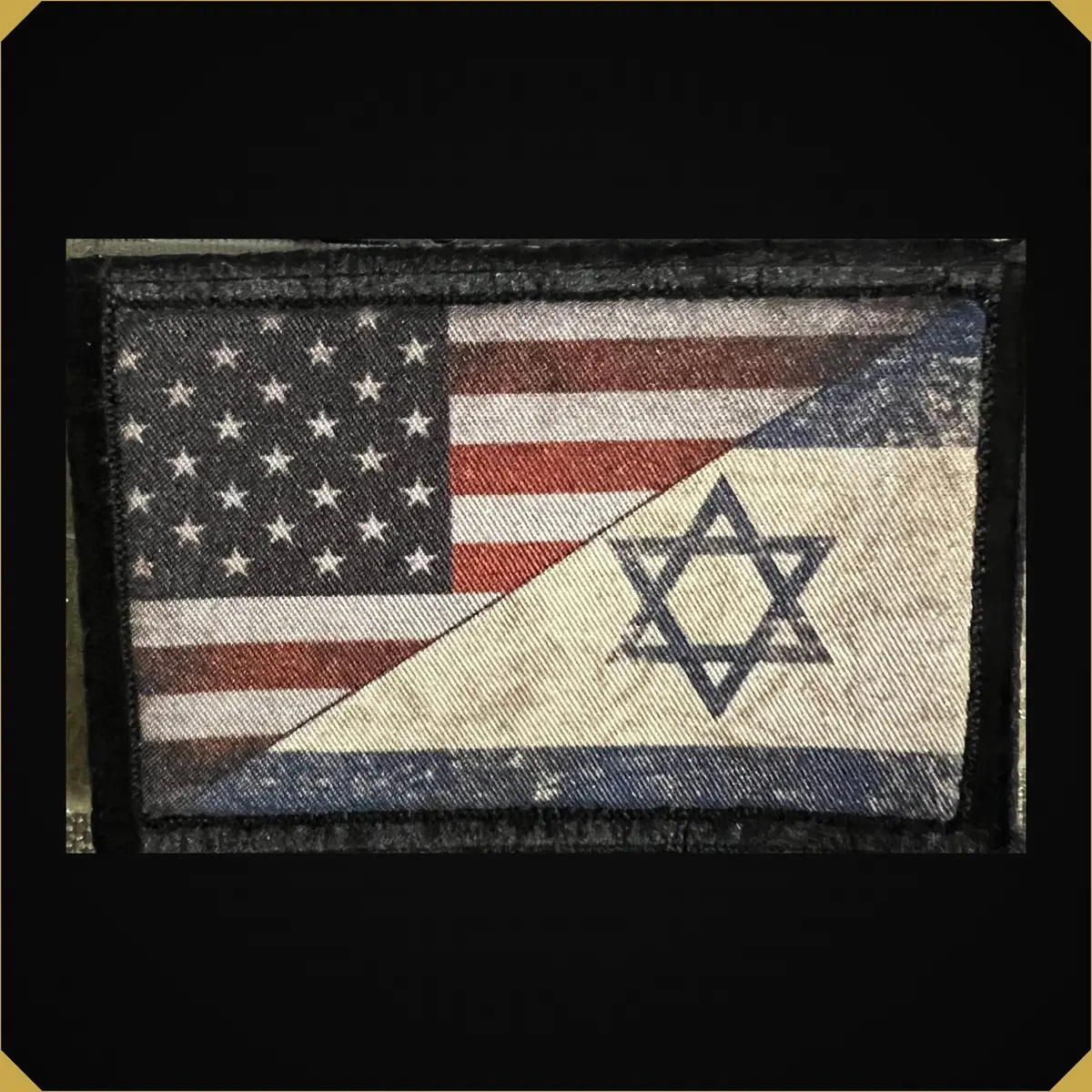 Israel Usa Flag Morale Patch 1