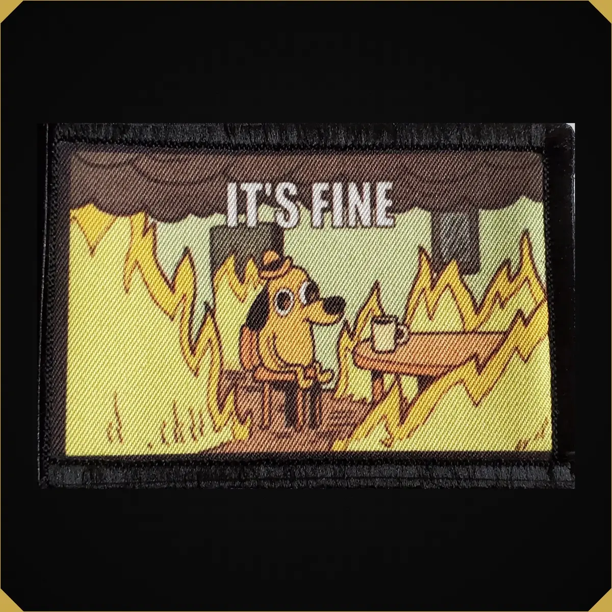 Its Fine Burning Dog Morale Patch 1