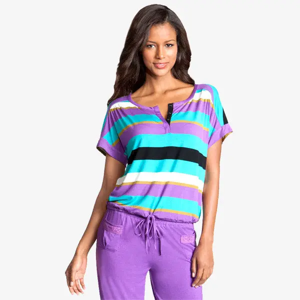 Kensie 'Valerie Abroad' Lounge Tee 1