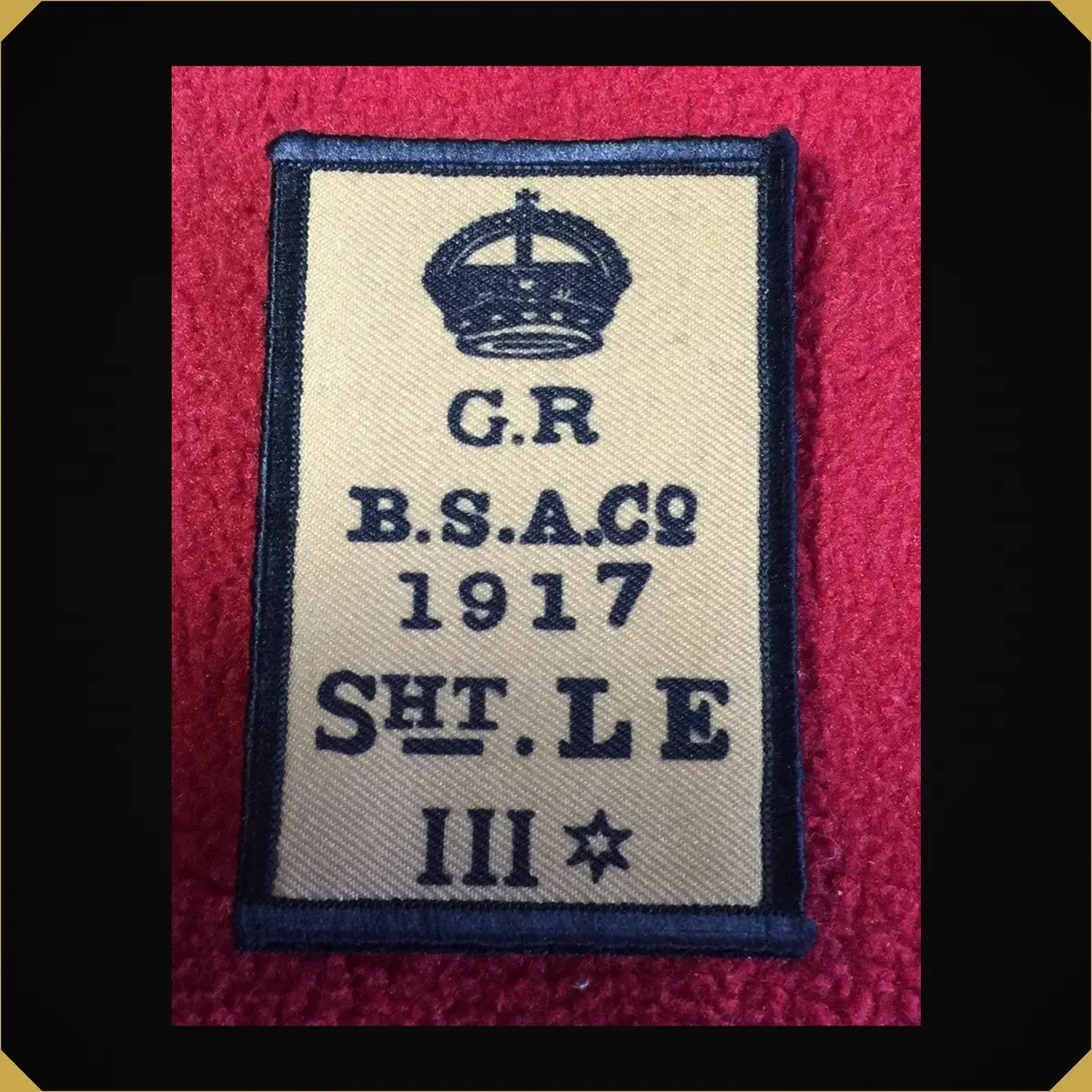 Lee Enfield No1 Mkiii Receiver Stamp Moral Patch 1