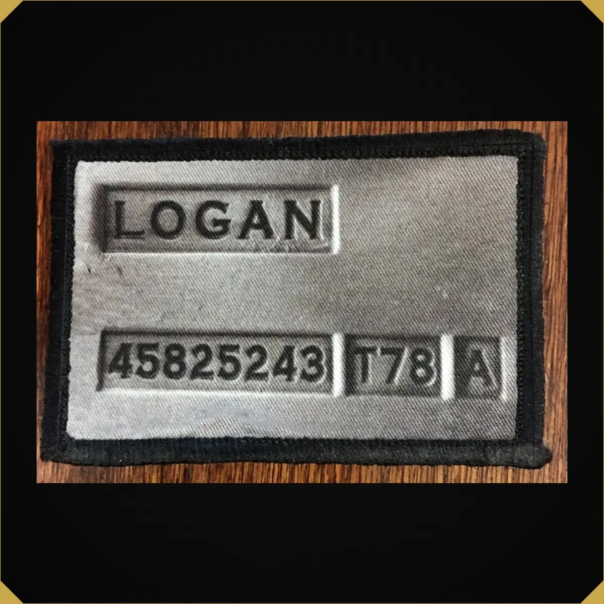 Logan Wolverine Dog Tag Morale Patch 1