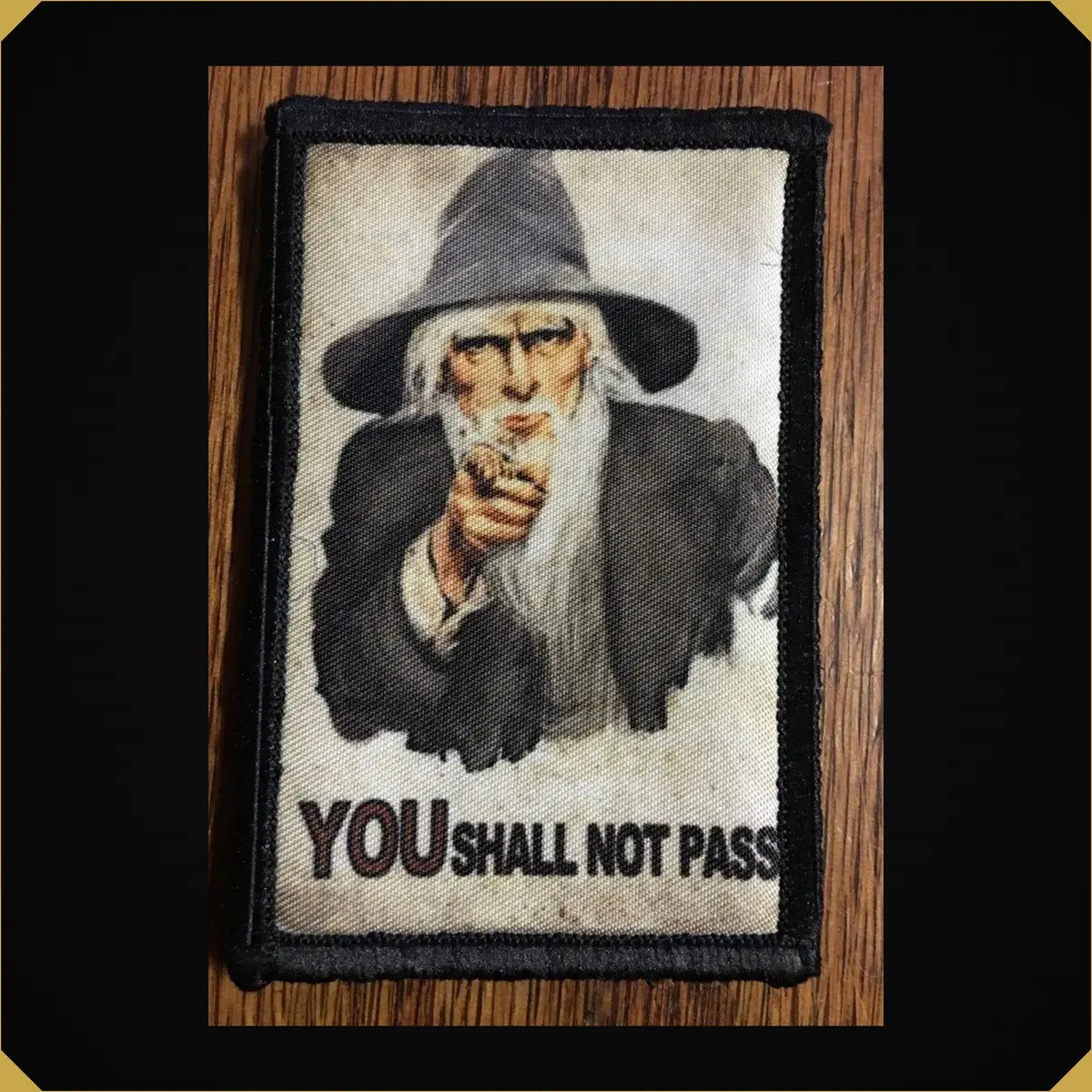 Lord Of The Rings Gandalf  'You Shall Not Pass' Morale Patch 1