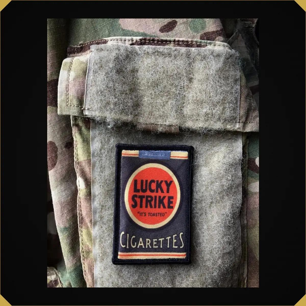Lucky Strike Cigarettes Morale Patch 1