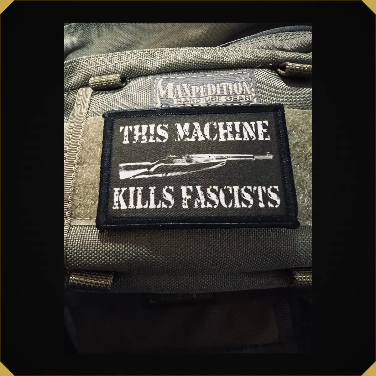 M1 Garand This Machine Kills Fascists Morale Patch 1