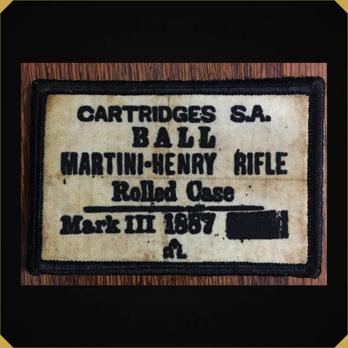 Martini Henry Ammo Morale Patch 1