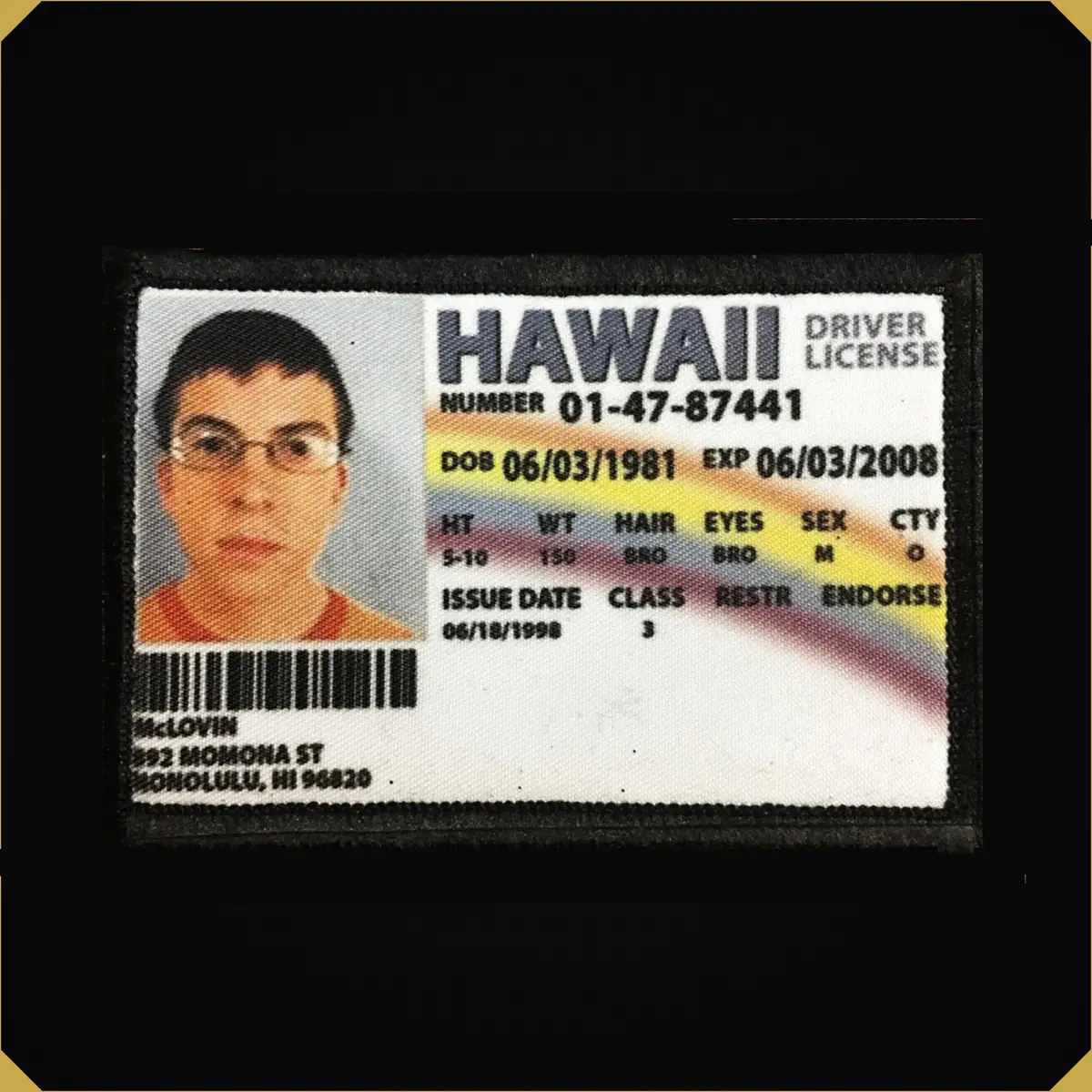 Mclovin Id Badge Superbad Morale Patch 1