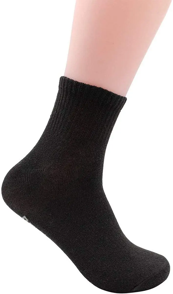 Ben Sherman Menâ€™S 10-Pack Quarter Length Solid Socks - Logo Bottom Print, Ribbed Trim 1