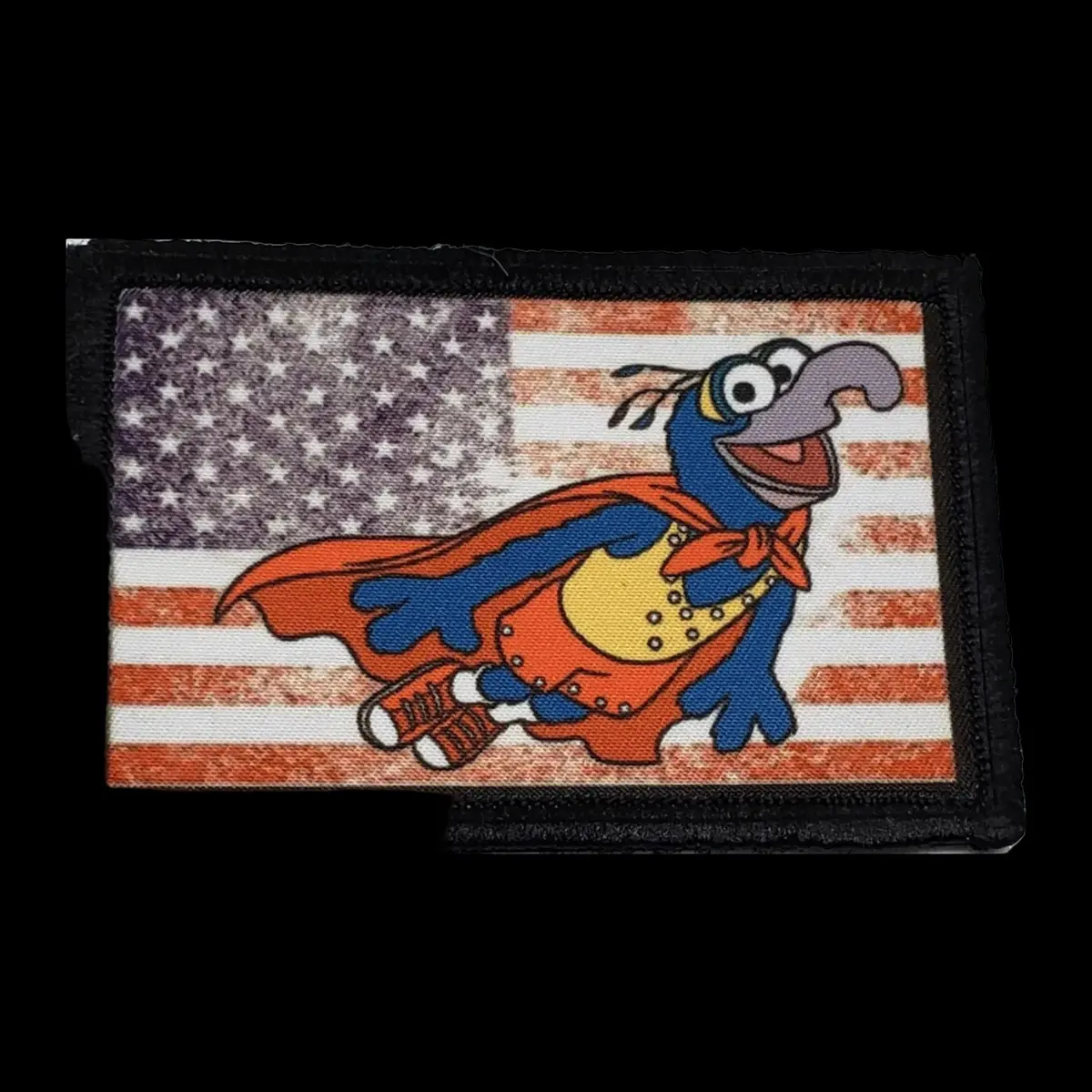 Muppets Gonzo The Great Usa Flag 2X3" Morale Patch 1