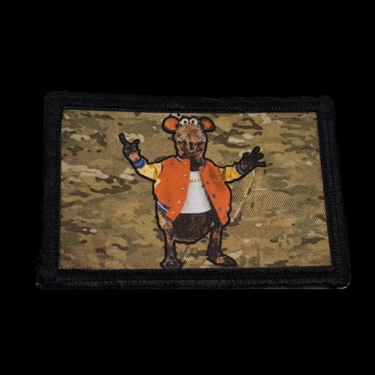 Muppets Rizzo The Rat Multicam 2X3" Morale Patch 1