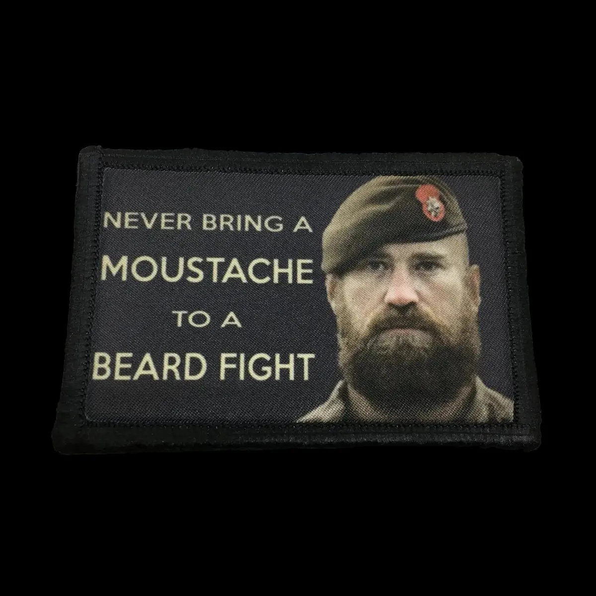 Never Bring A Mustache To A Beard Fight Morale Patch 1