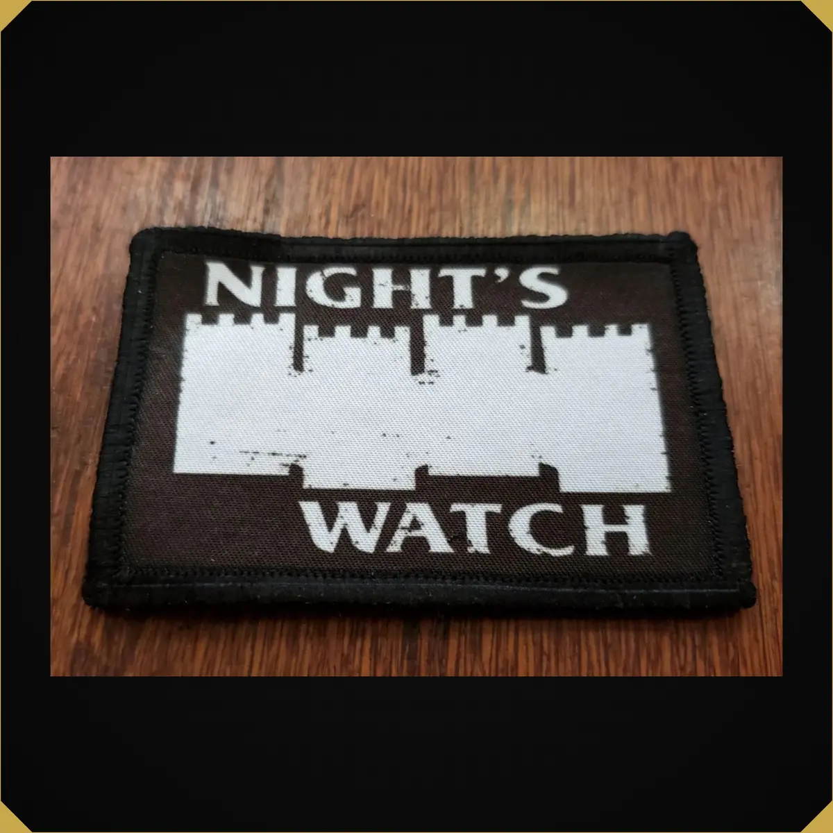 Black Flag Nights Watch Logo Morale Patch 1