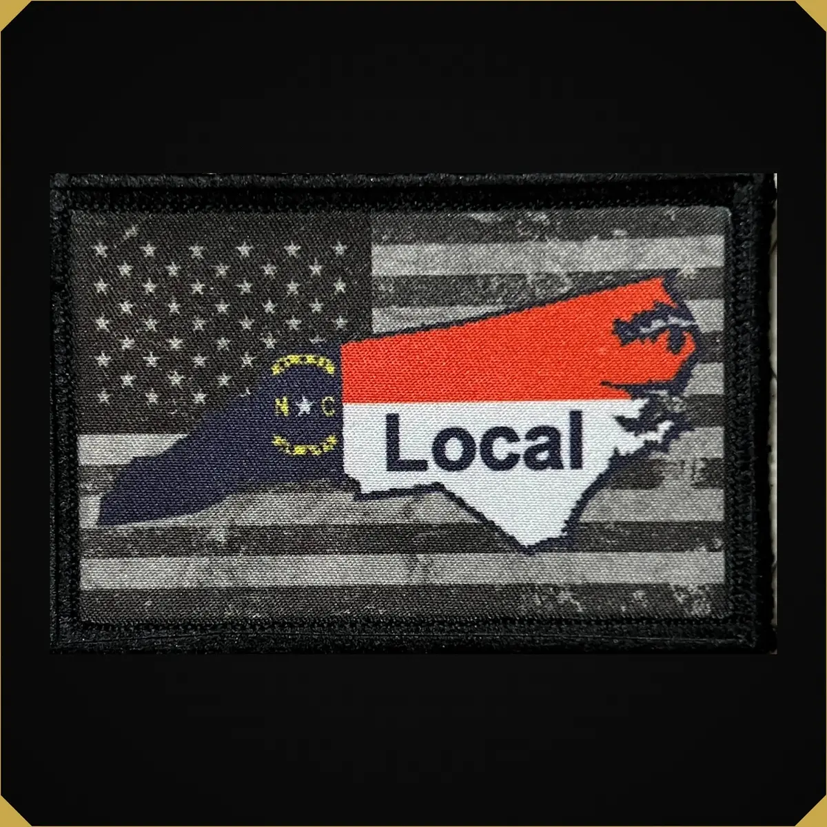 North Carolina Local Usa Flag Morale Patch 1