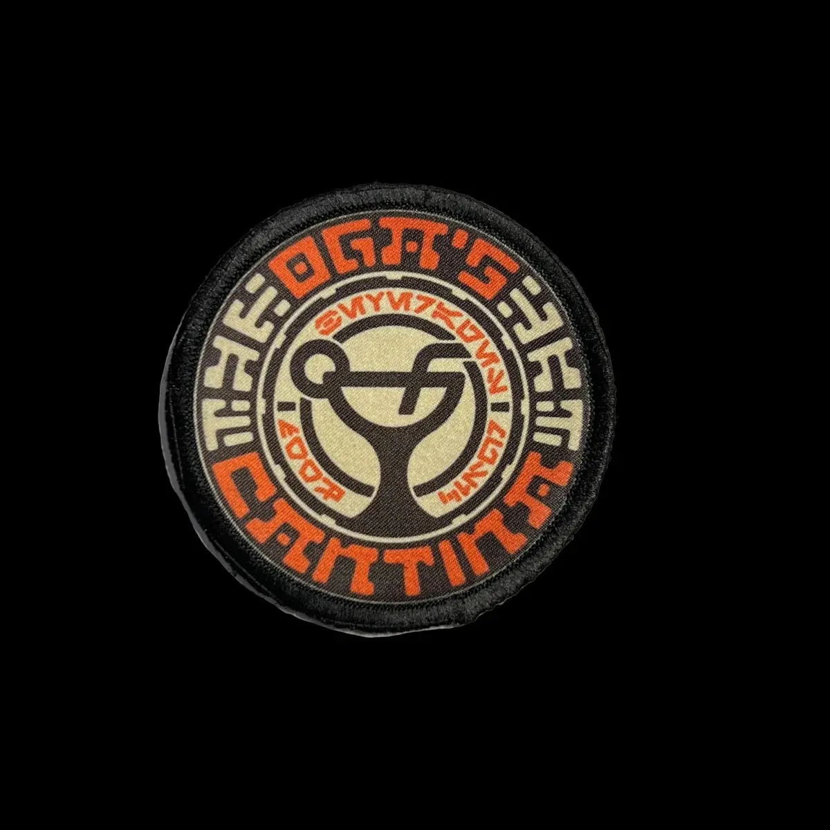 Oga's Cantina Coaster From Galaxy's Edge Star Wars Veclro Morale Patch 1