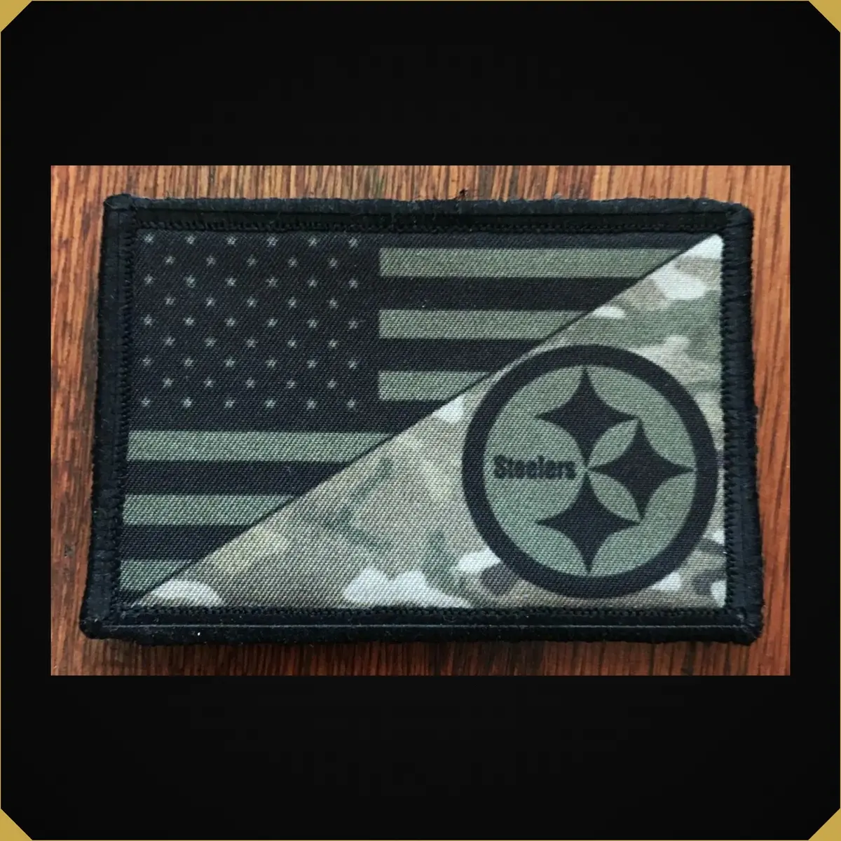Pittsburgh Steelers Usa Flag Multicam Morale Patch 1