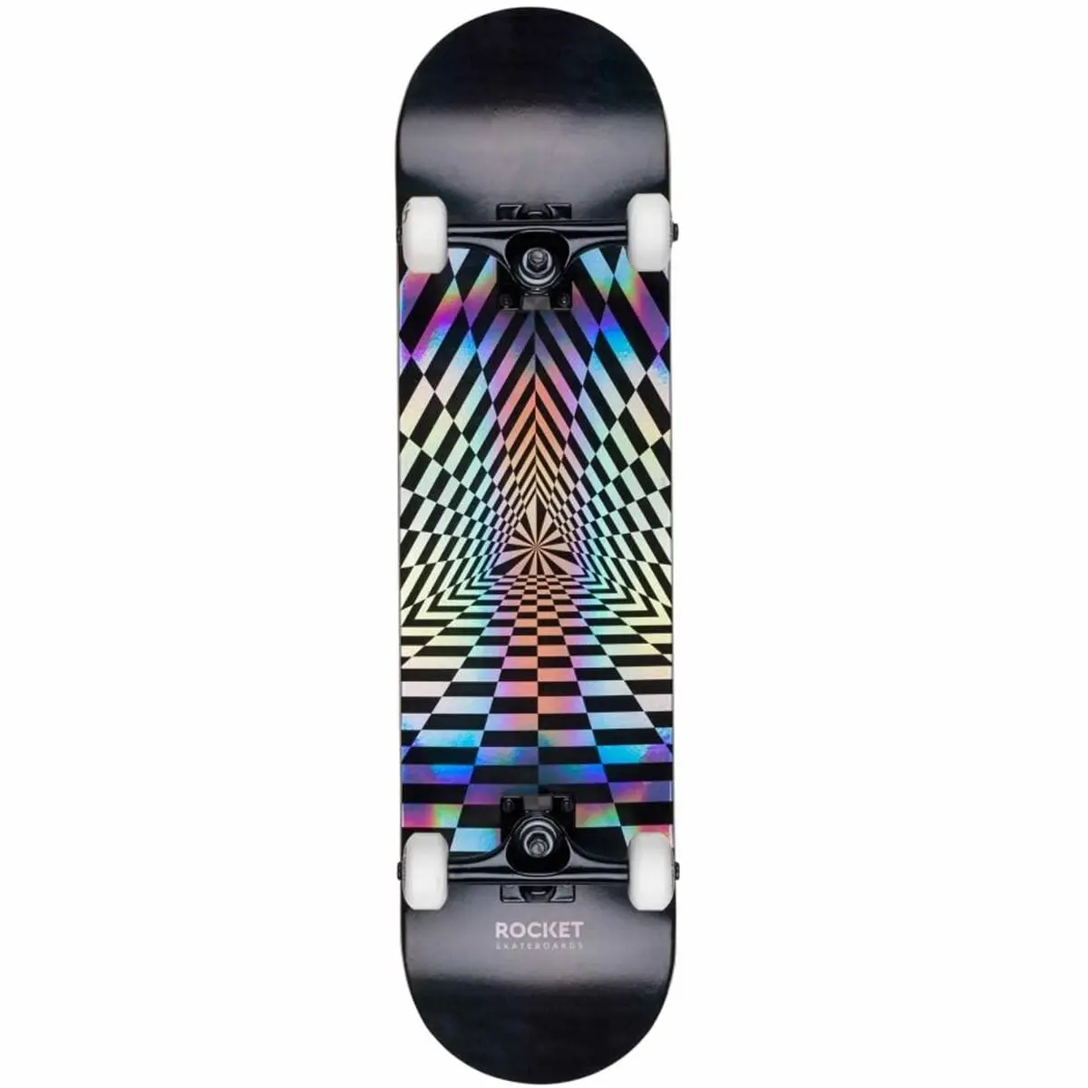Rocket Prism Foil Complete Skateboard, 7.75" 1