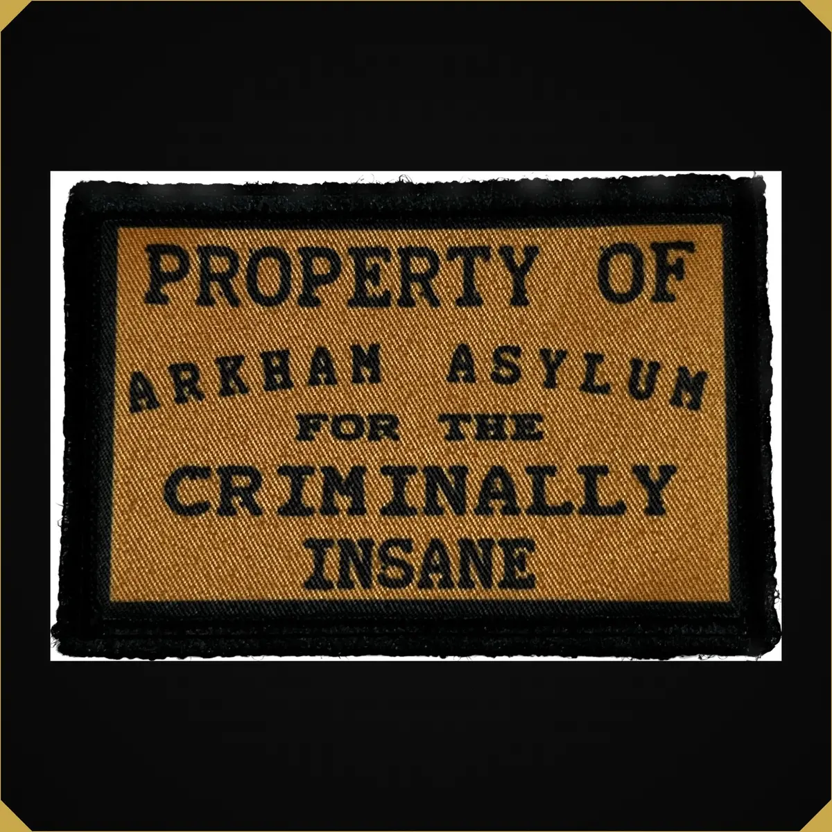 Property Of Arkham Asylum Morale Patch 1