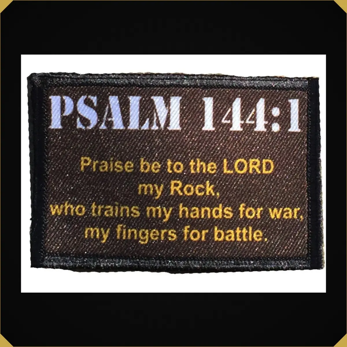 Psalm 144:1 Morale Patch 1