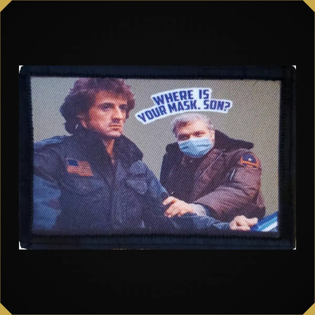 Rambo Face Mask Morale Patch 1