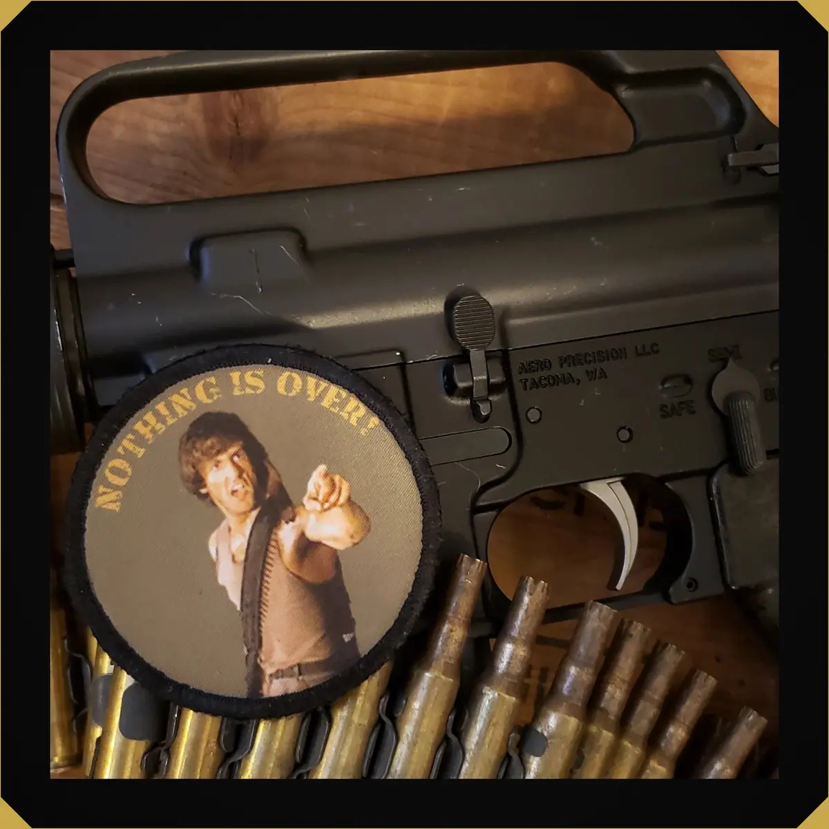 Rambo "Nothing Is Over" First Blood Morale Patch 1