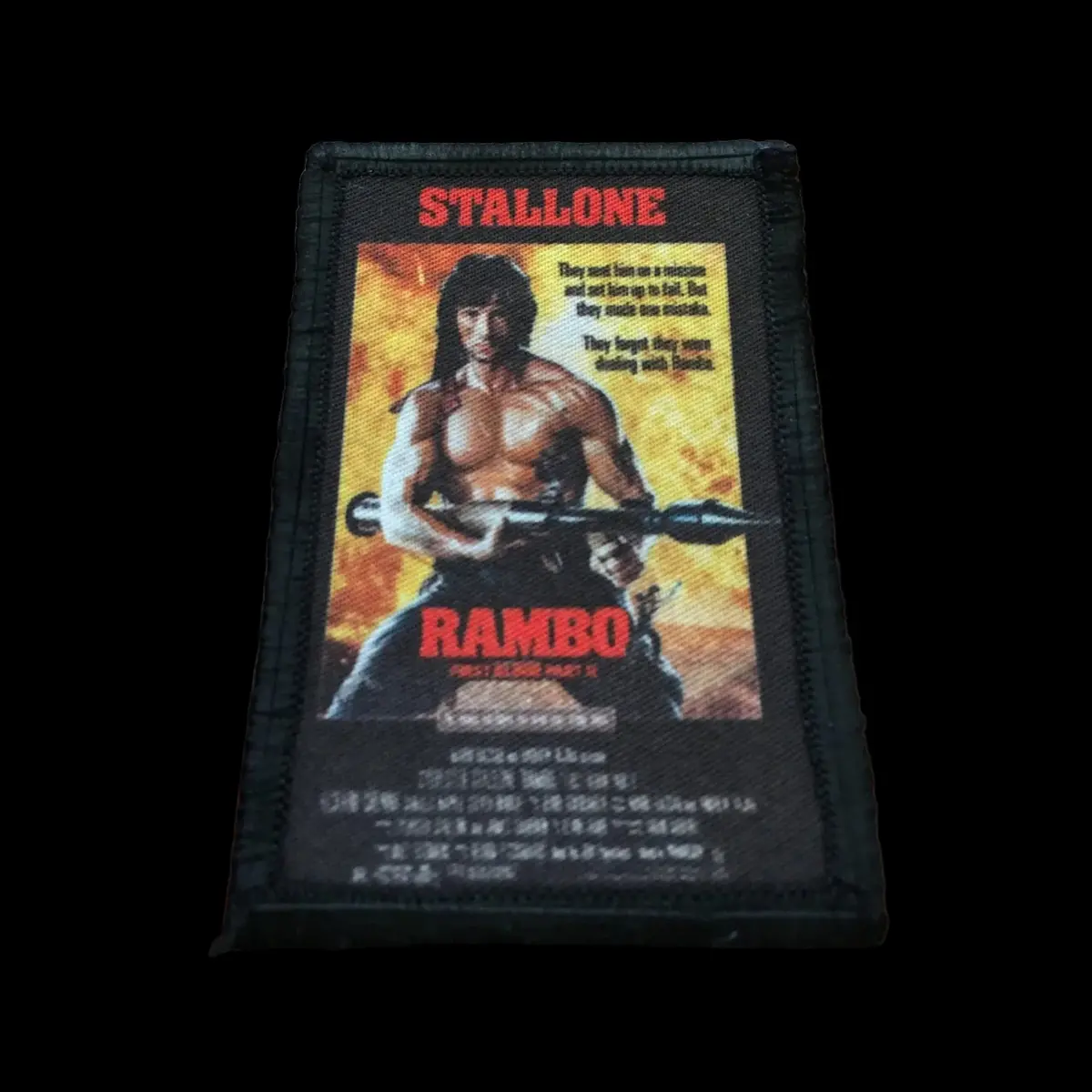 Rambo Movie Poster Morale Patch 1