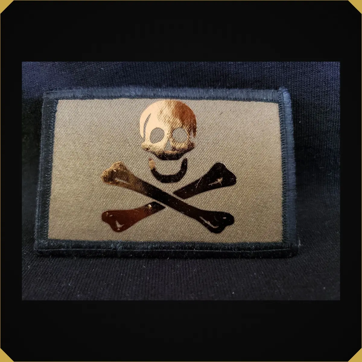 Reflective Pirate Flag Morale Patch 1