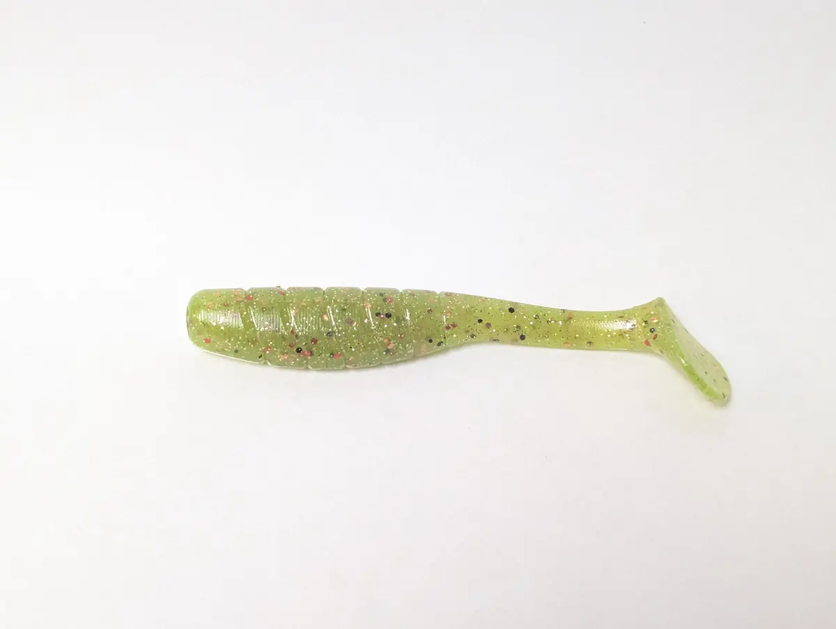 3.5" Mighty Mullet Paddle Tail 7-Pack "Slimer" 1