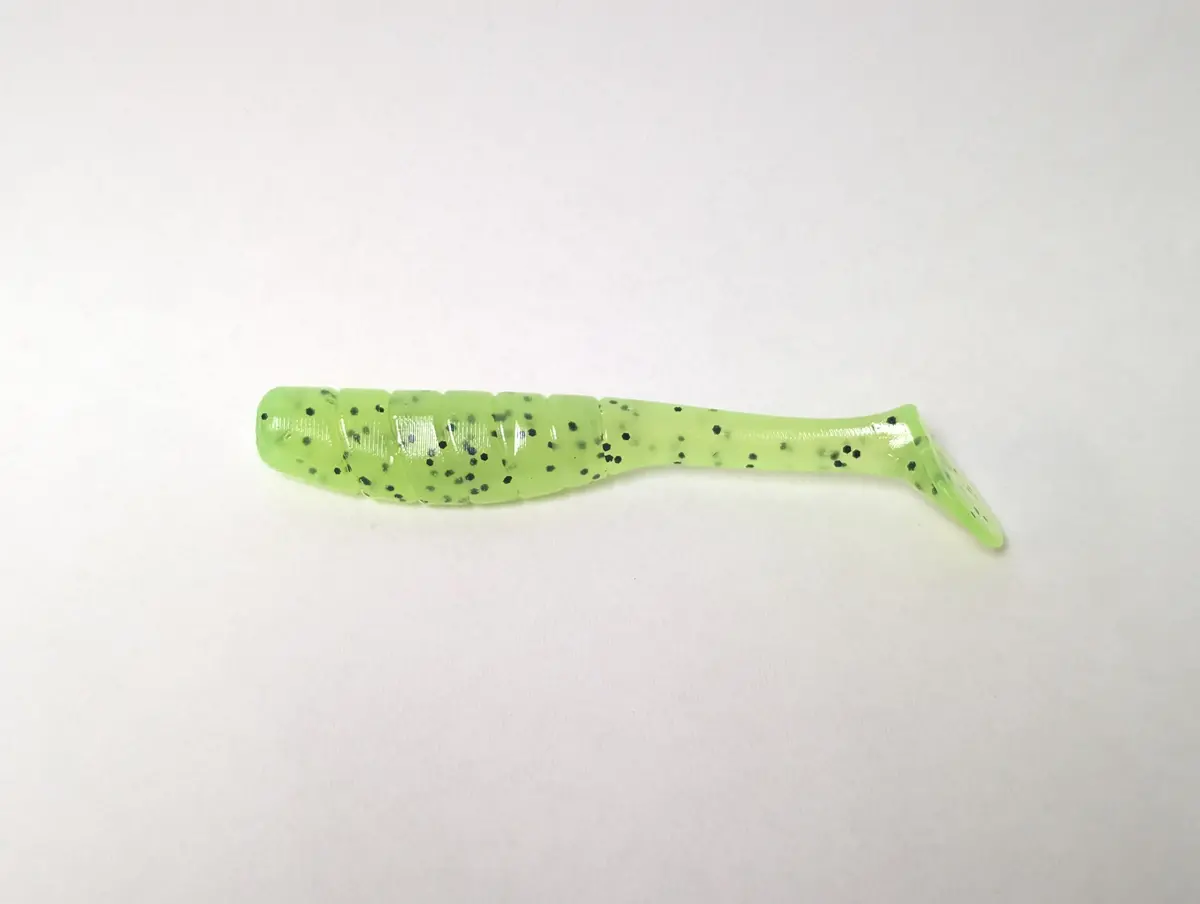3.5" Mighty Mullet Paddle Tail 7-Pack "Lemon Pepper" 1