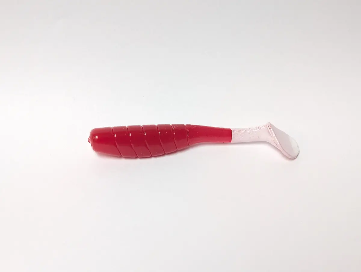 3.5" Mighty Mullet Paddle Tail 7-Pack "Frostbit Berry" 1