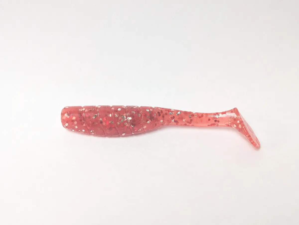 3.5" Mighty Mullet Paddle Tail 7-Pack "Salsa Shad" 1