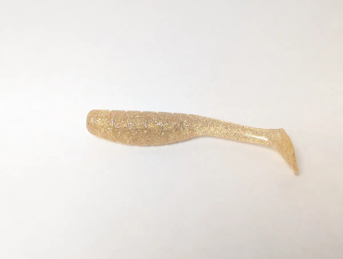 3.5" Mighty Mullet Paddle Tail 7-Pack "Honeysuckle" 1