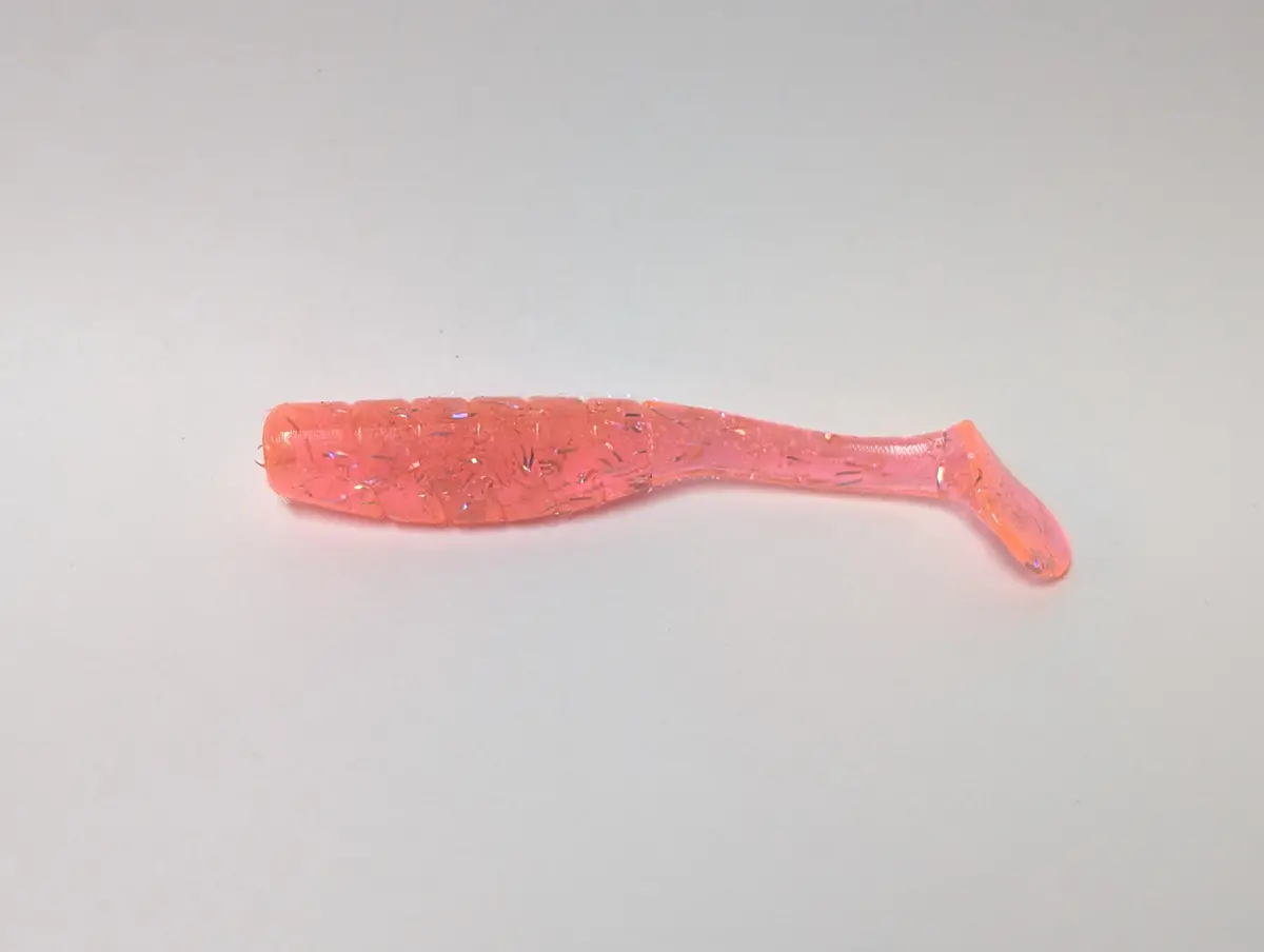 3.5" Mighty Mullet Paddle Tail 7-Pack "Pink Lady" 1
