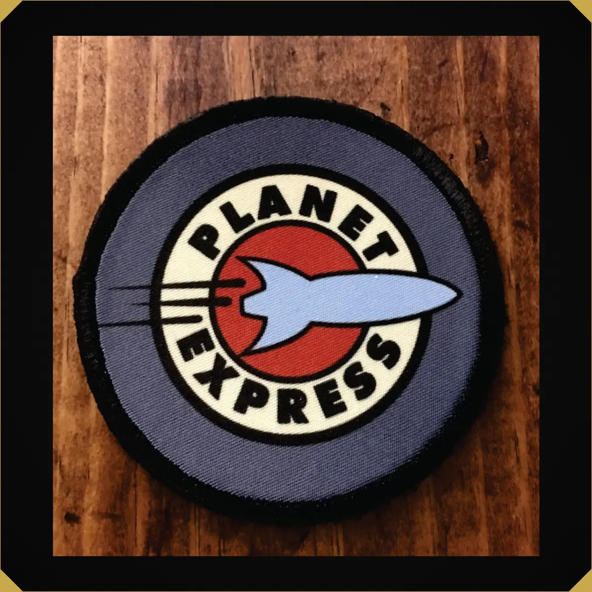 Round Futurama Planet Express Morale Patch 1