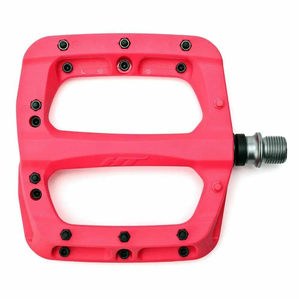 Ht Components Nylon Pa03a Mtb/Bmx Pedals 9/16", Neon Pink 1