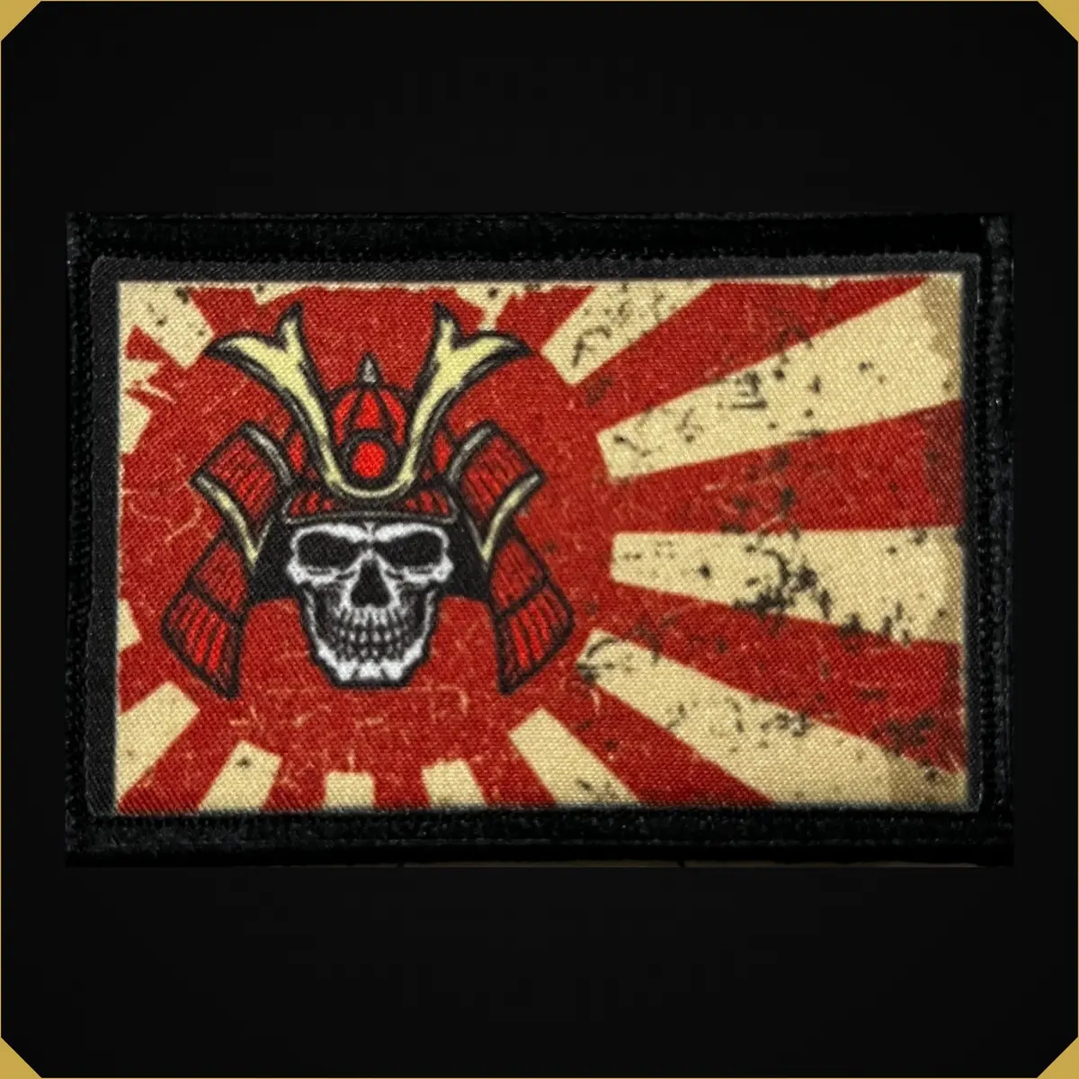 Samurai Skull Rising Sun Morale Patch 1