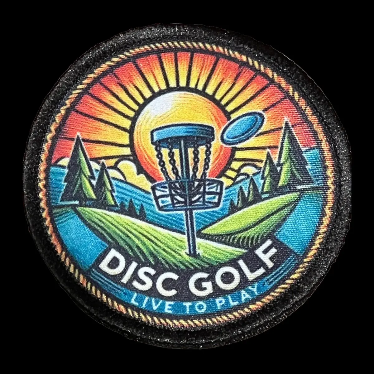 Disc Golf Live To Play Morale Patch 1