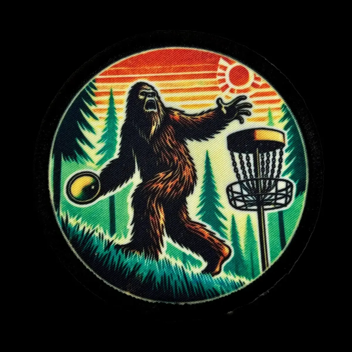 Sasquatch Disc Golf Morale Patch 1