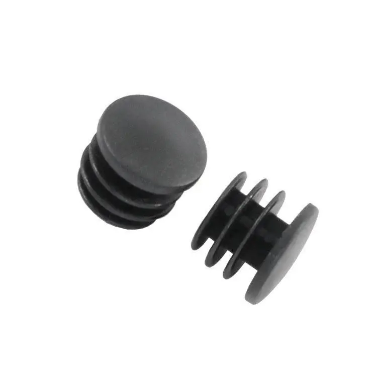 Plastic Bar End Plugs, Black (Pair) 1