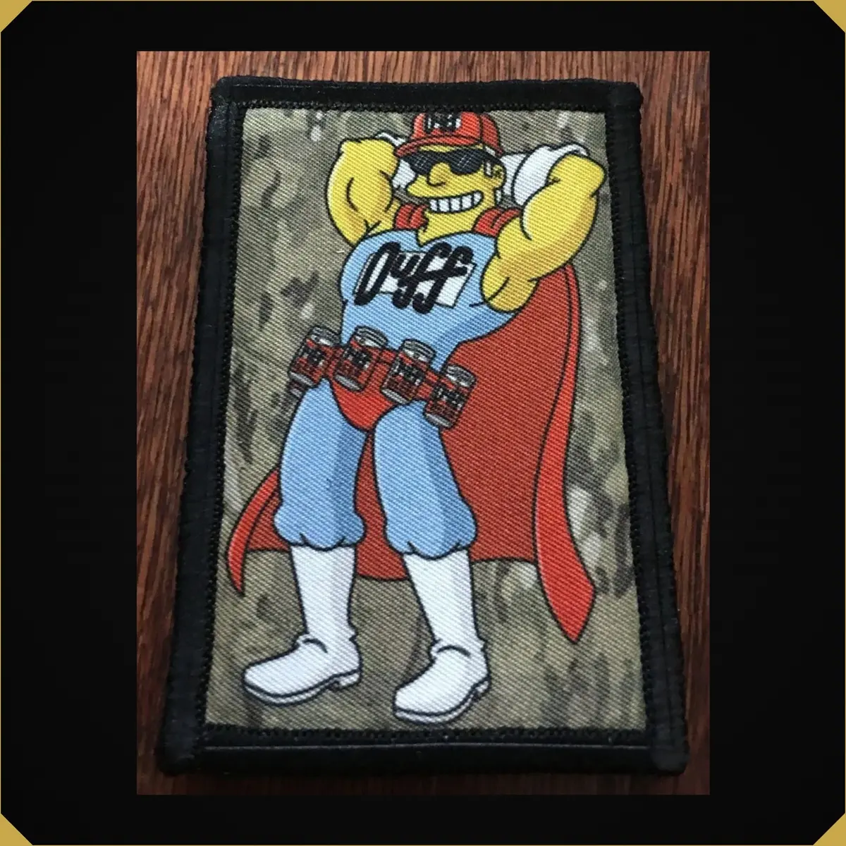 Simpsons Duff Man Morale Patch 1