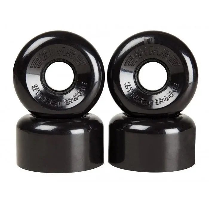 Sims Street Snakes Quad Skate Wheels 62Mm 78A, Black 1