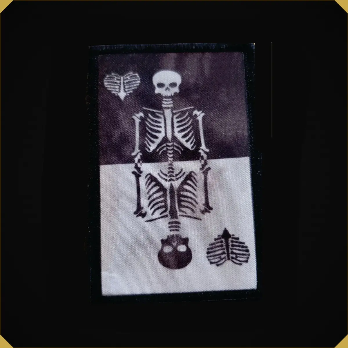 Skeleton Hearts Playing Card Morale Patch 1