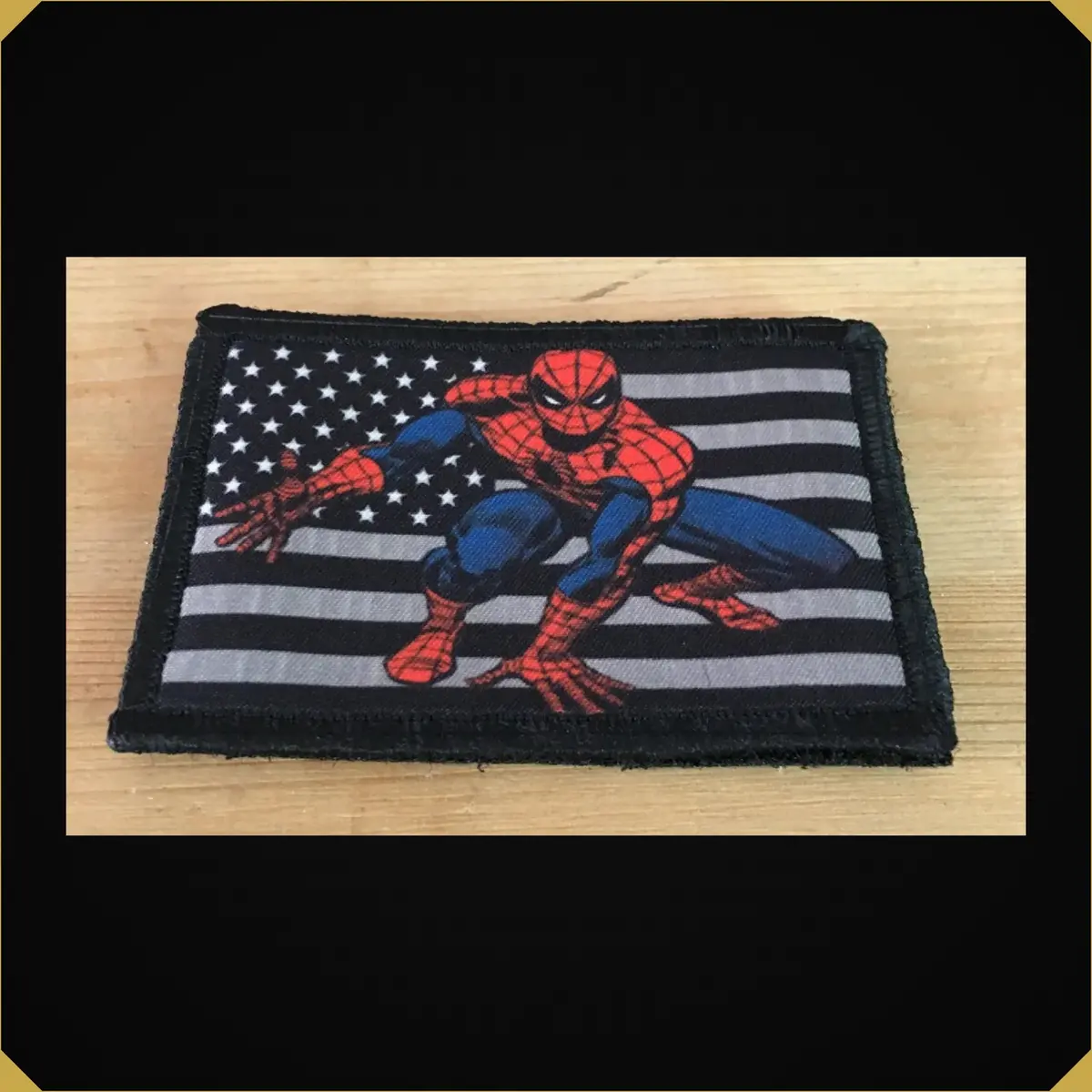 Spiderman Usa Flag Morale Patch 1