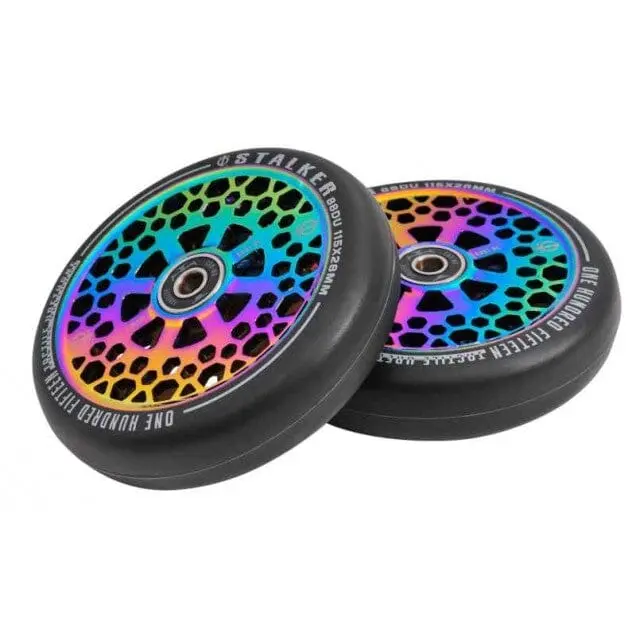 Oath Stalker 115Mm X 28Mm Scooter Wheels, Neochrome 1