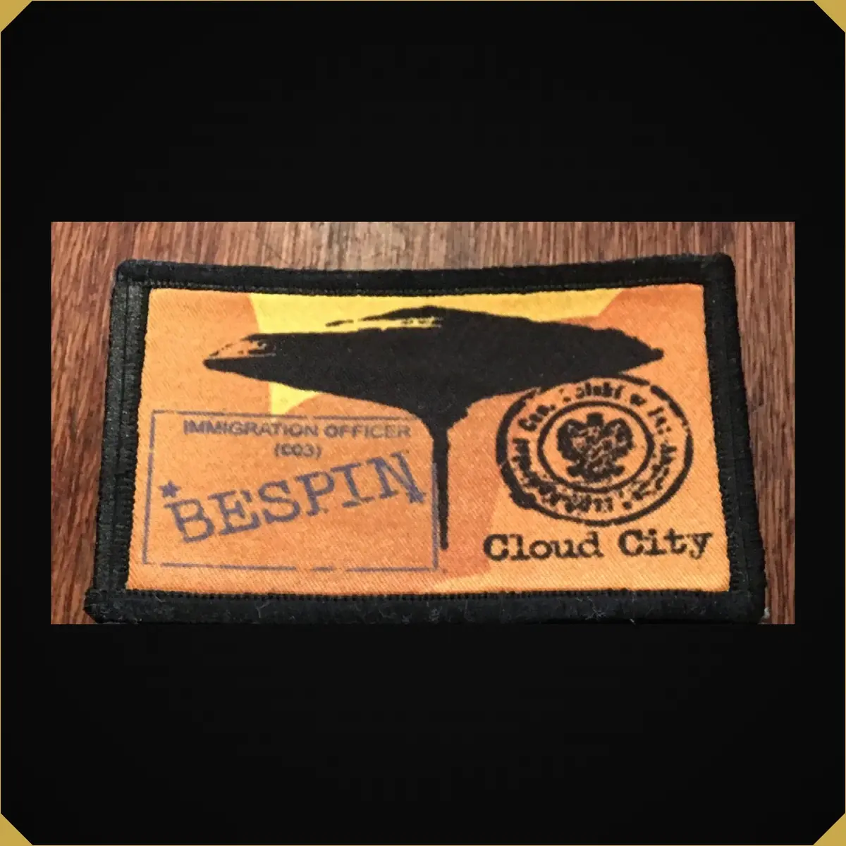Star Wars Bespin Passport Stamp Morale Patch 1