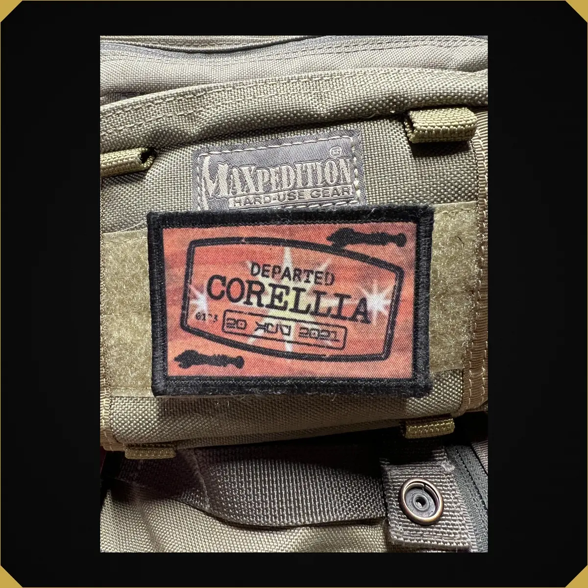 Star Wars Corellia Stamp Morale Patch 1