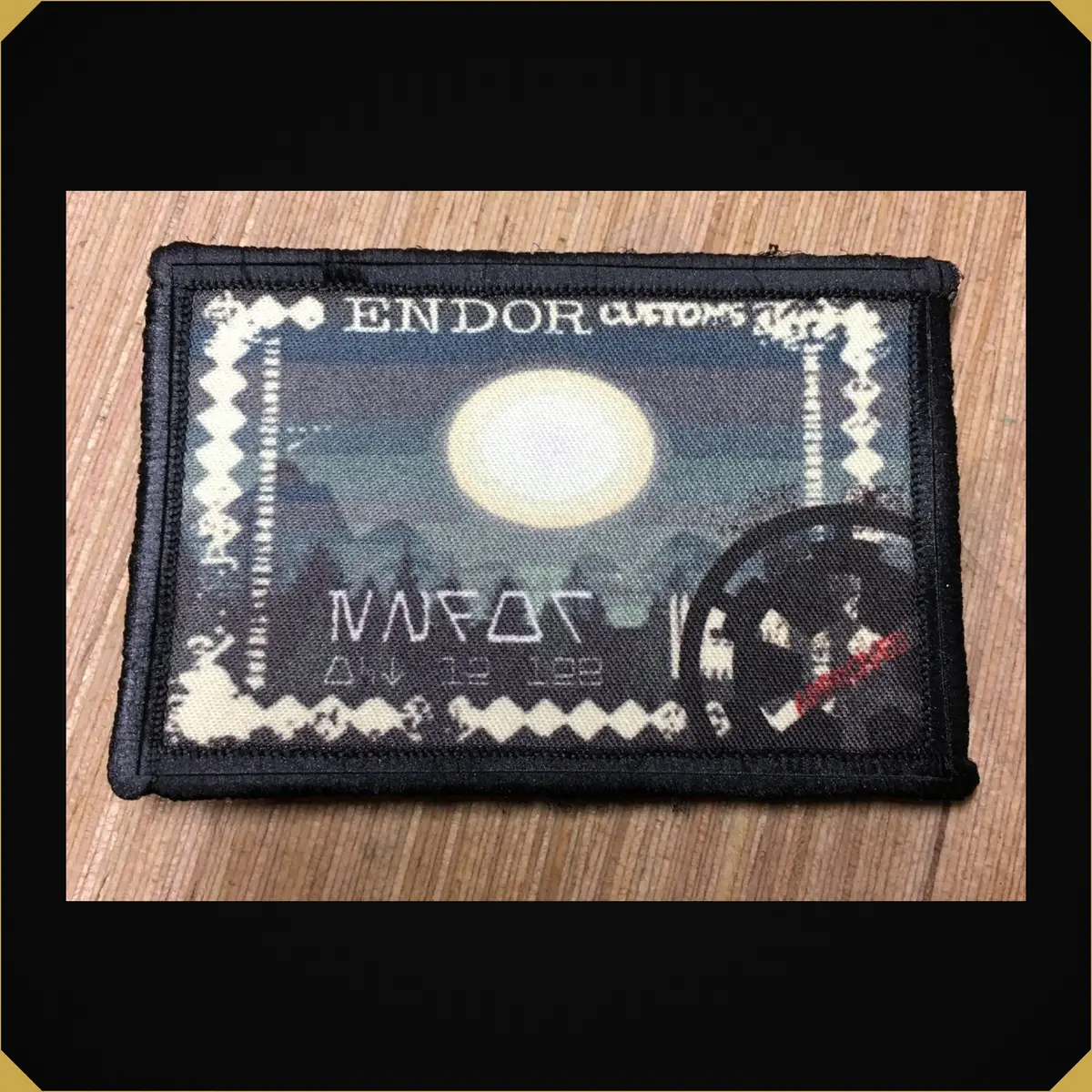 Star Wars Endor Passport Stamp Morale Patch 1