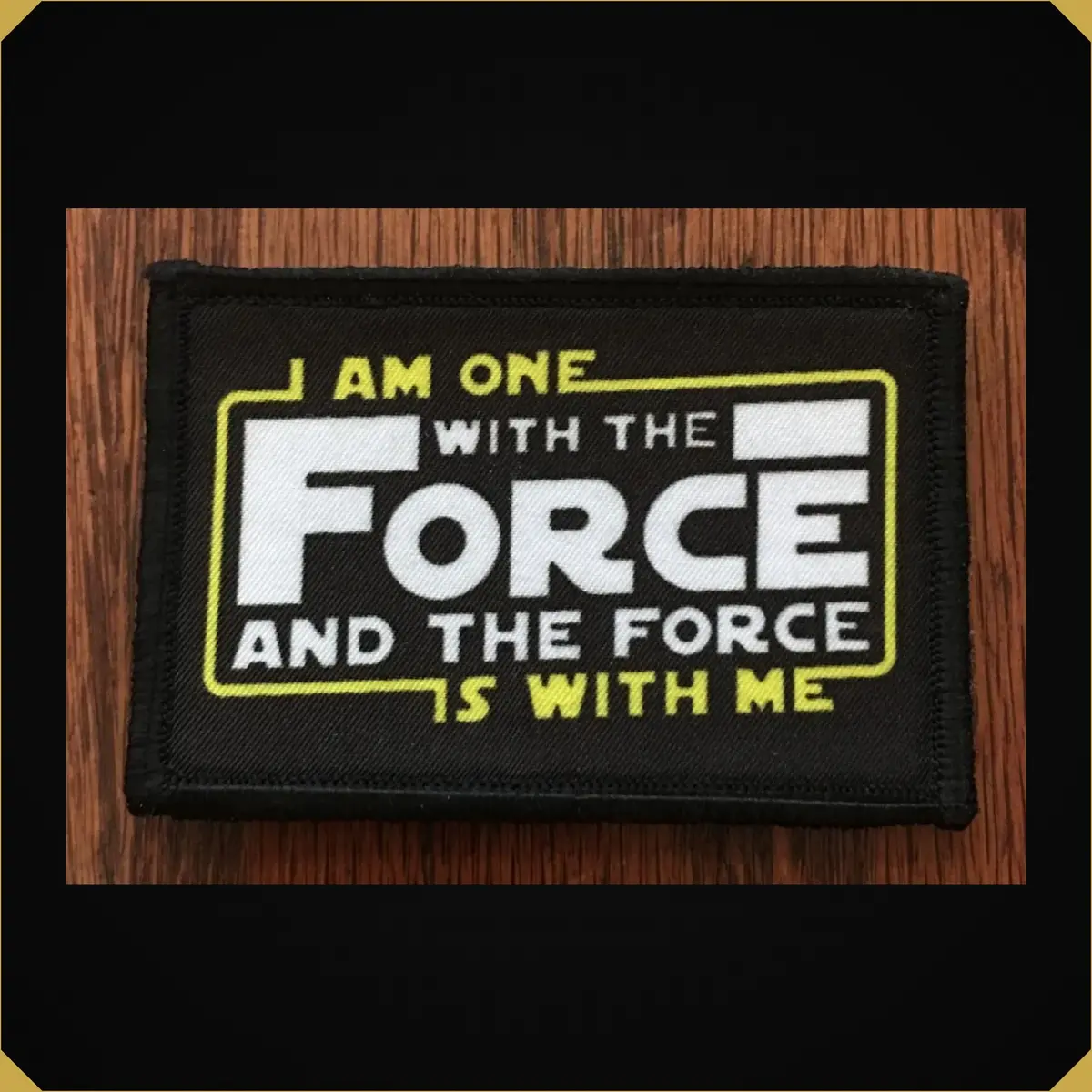 Star Wars I Am One With The Force And The Force Is With Me Morale Patch 1
