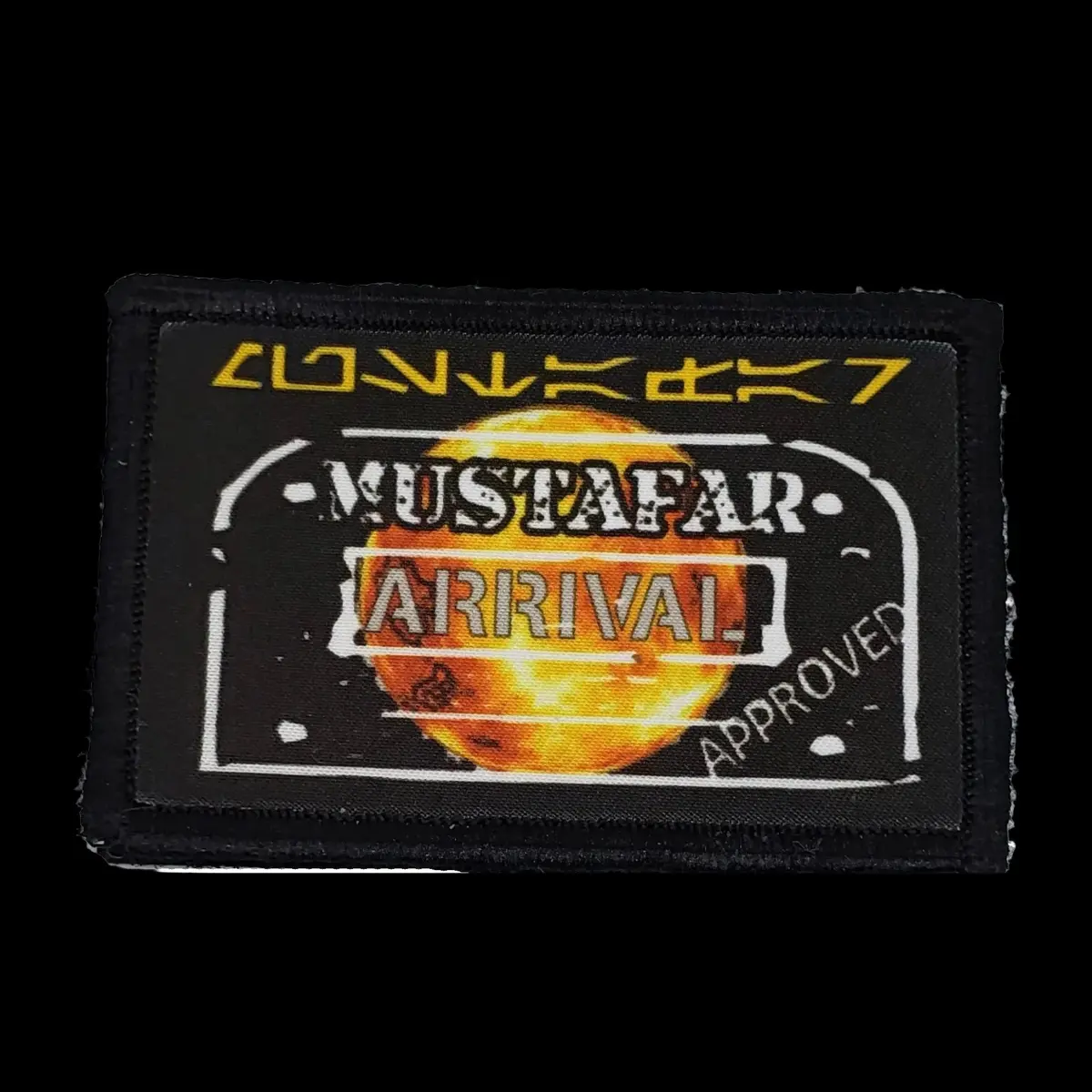 Star Wars Mustafar Passport Stamp Morale Patch 1
