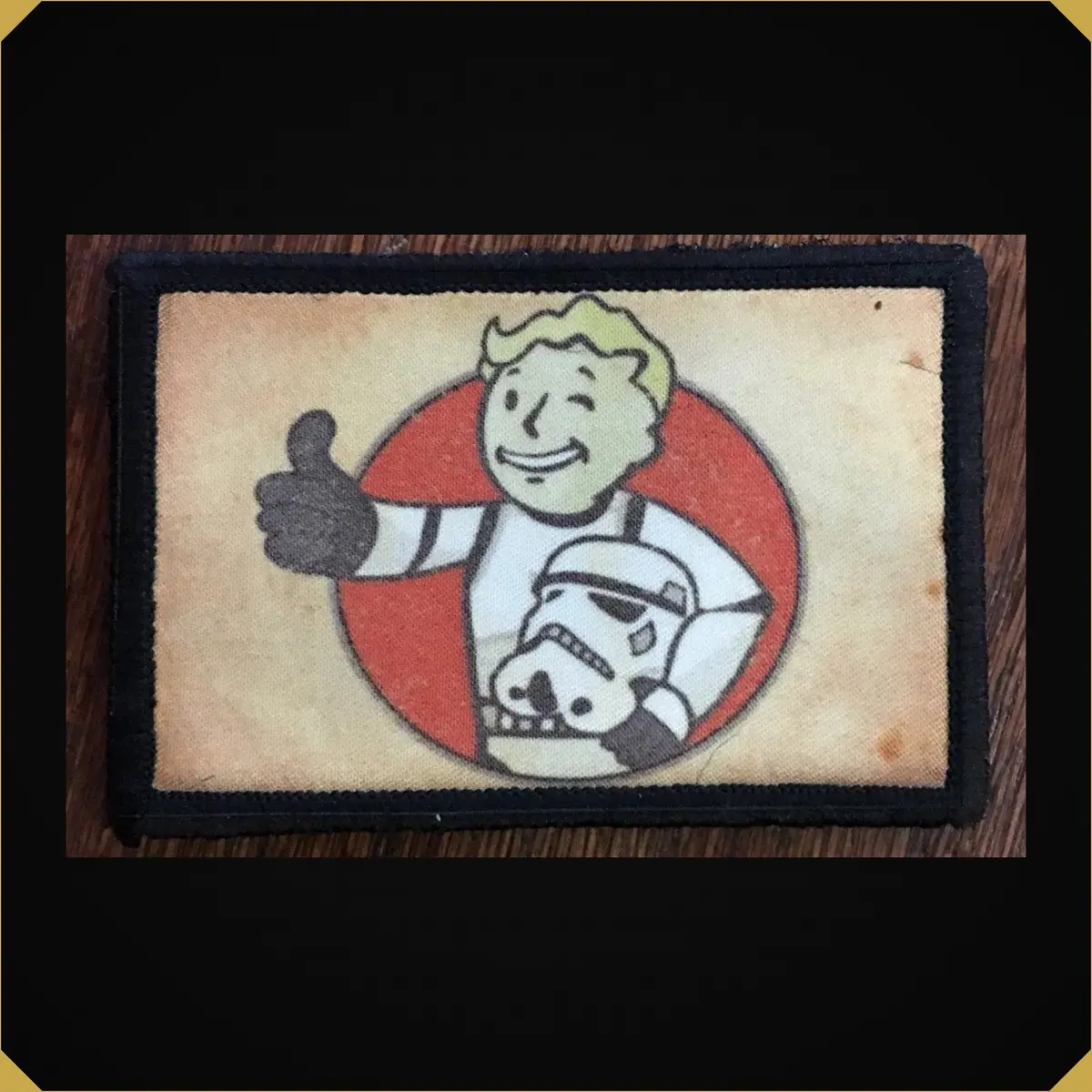 Star Wars Stormtrooper Fallout Vault Boy Morale Patch 1