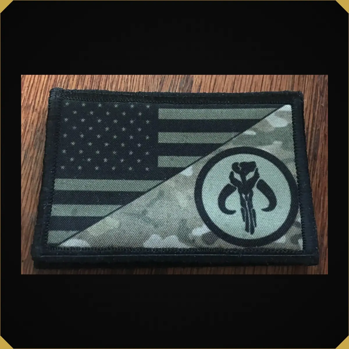 Subdued Usa Flag Mandalorian Boba Fett Morale Patch 1